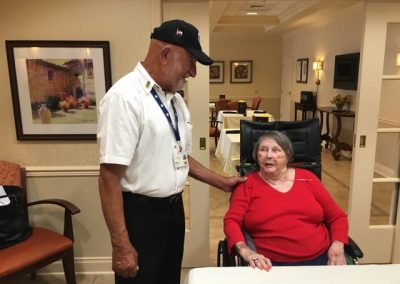 Honoring a very special veteran at The Terraces at Bonita Springs