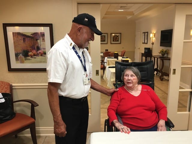 Honoring a very special veteran at The Terraces at Bonita Springs