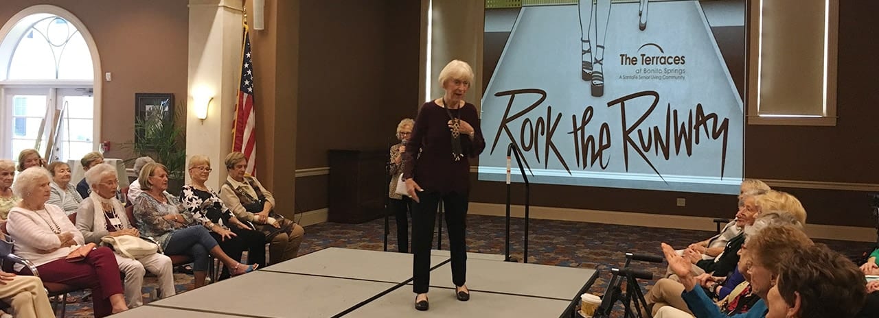 Holiday-hued Fashion Show showcases The Terraces’ Residents