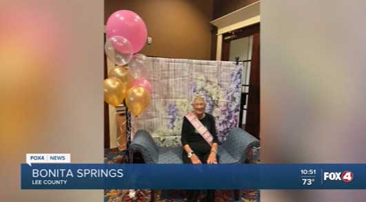 Dorothy Newberry Turns 103 (WFTX-TV)